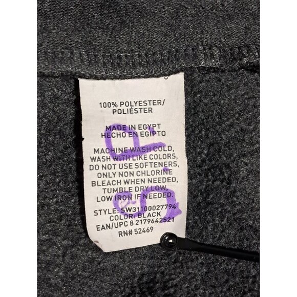 Swiss Tech Black Softshell Jacket S/CH 34-36 With Zipper Pockets & Fleece Lining - Picture 3 of 8